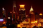 上海城市天际线夜景